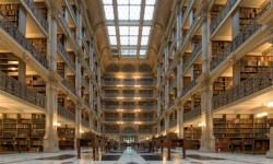 Books Shelf indisde a public library